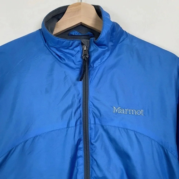 Marmot Women's Blue Full Zip Nylon Windbreaker Jacket - Picture 4 of 15